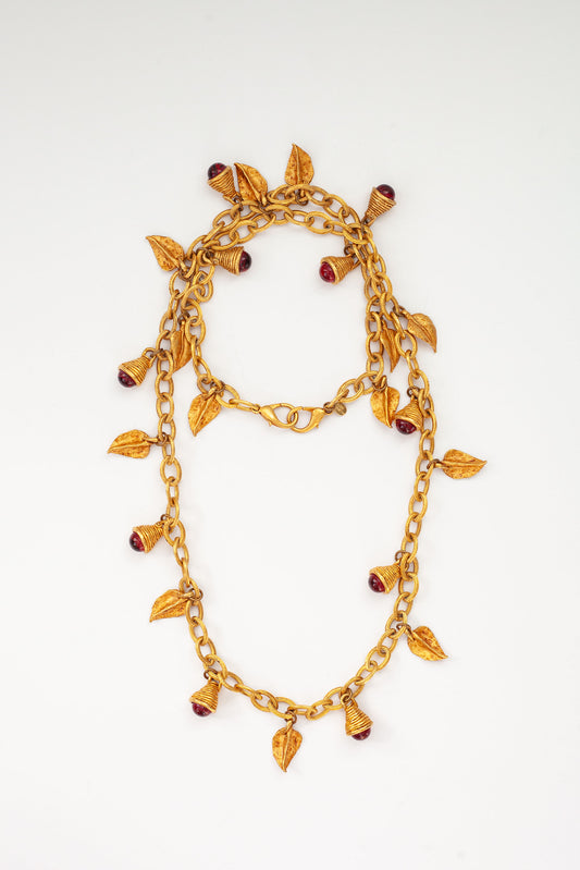 Vintage Designer Cabachon Necklace