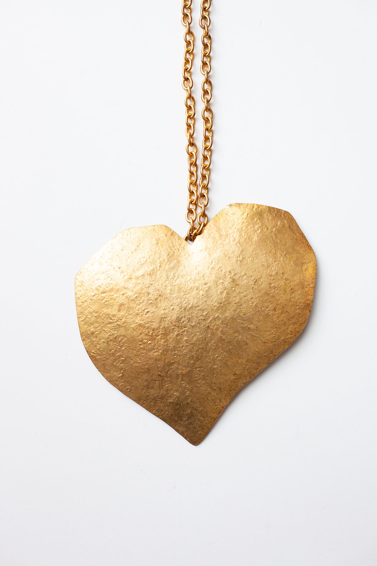 Vintage Designer Runway Heart Necklace