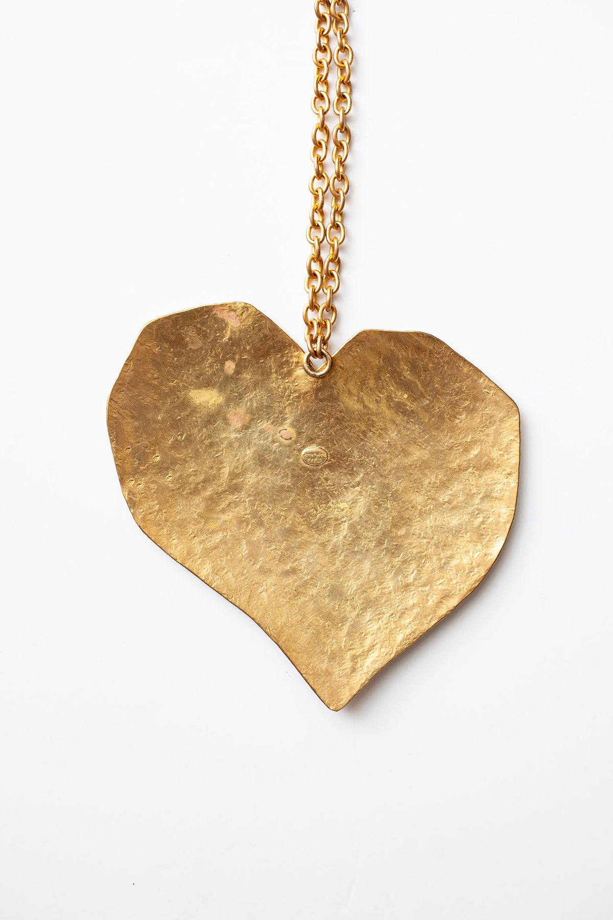 Vintage Designer Runway Heart Necklace