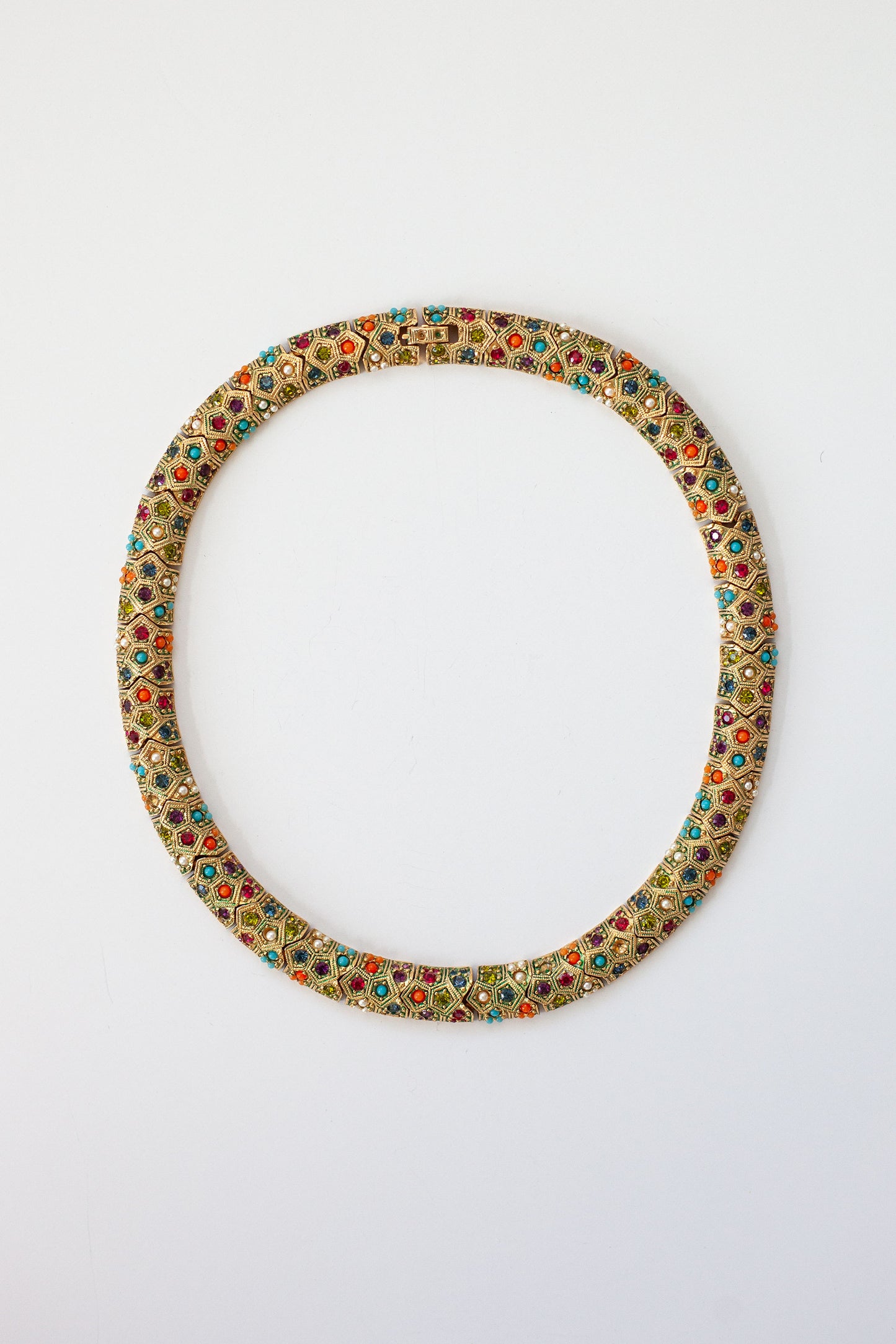 Vintage Designer Multi-Colour Necklace