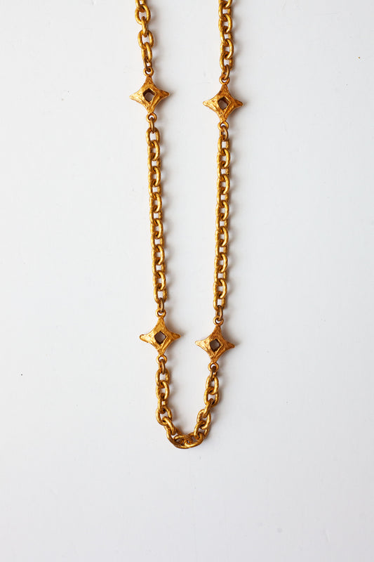 Vintage Designer Star Necklace