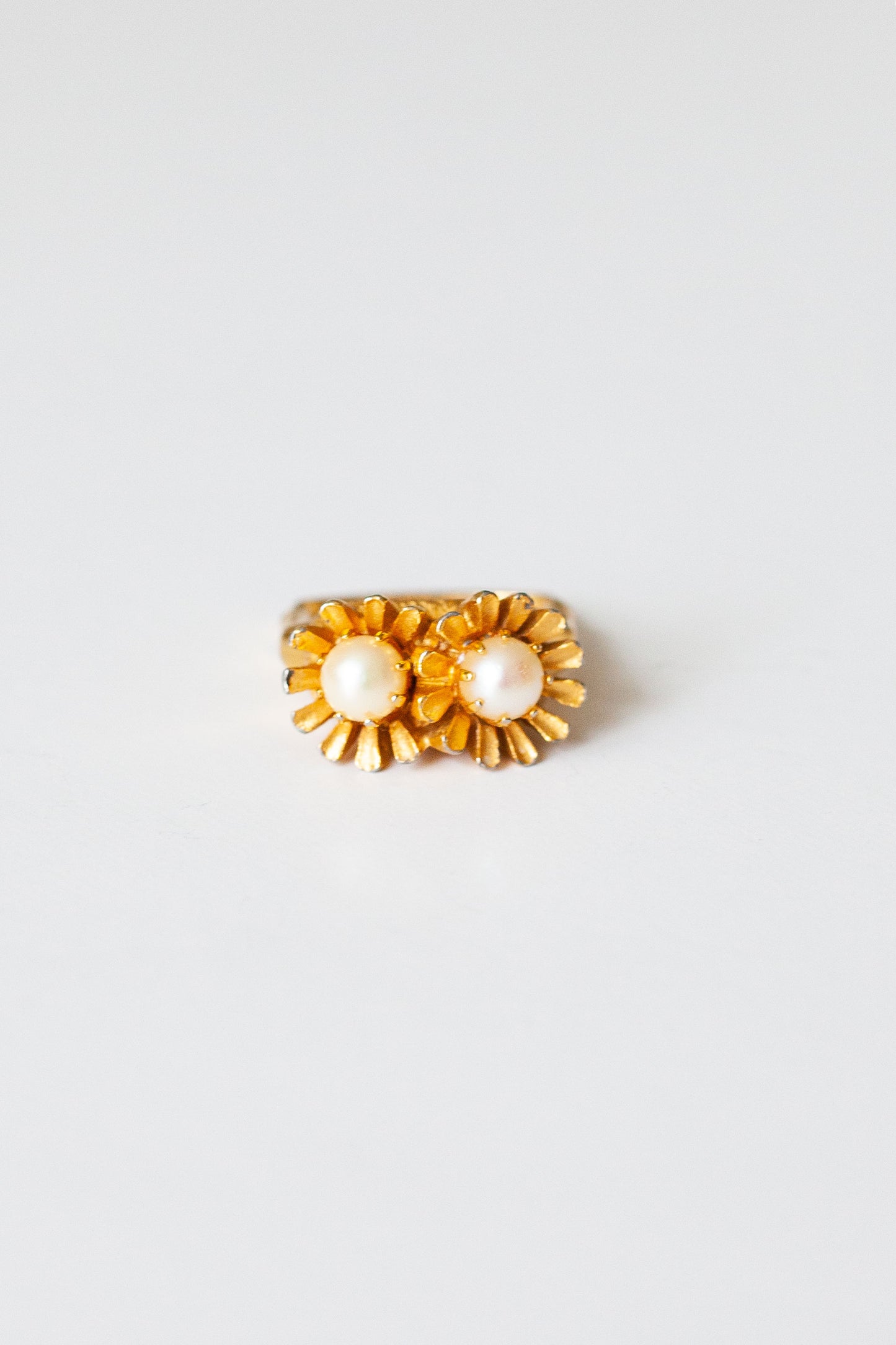 Vintage Double Flower Ring