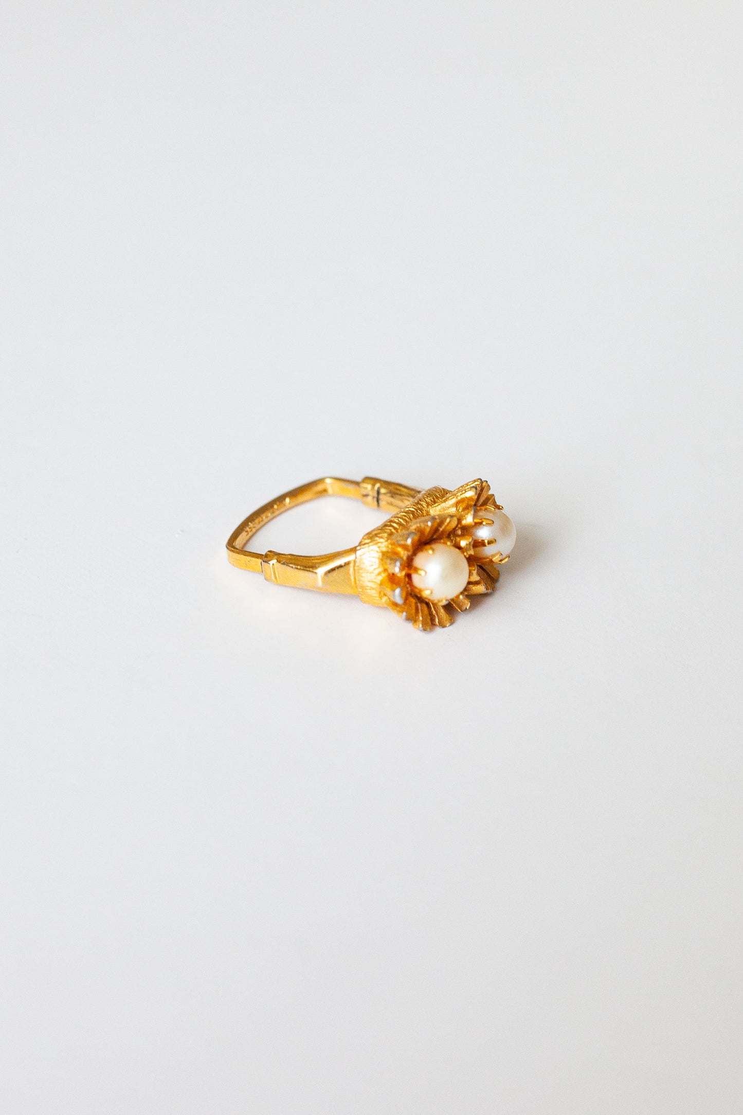 Vintage Double Flower Ring