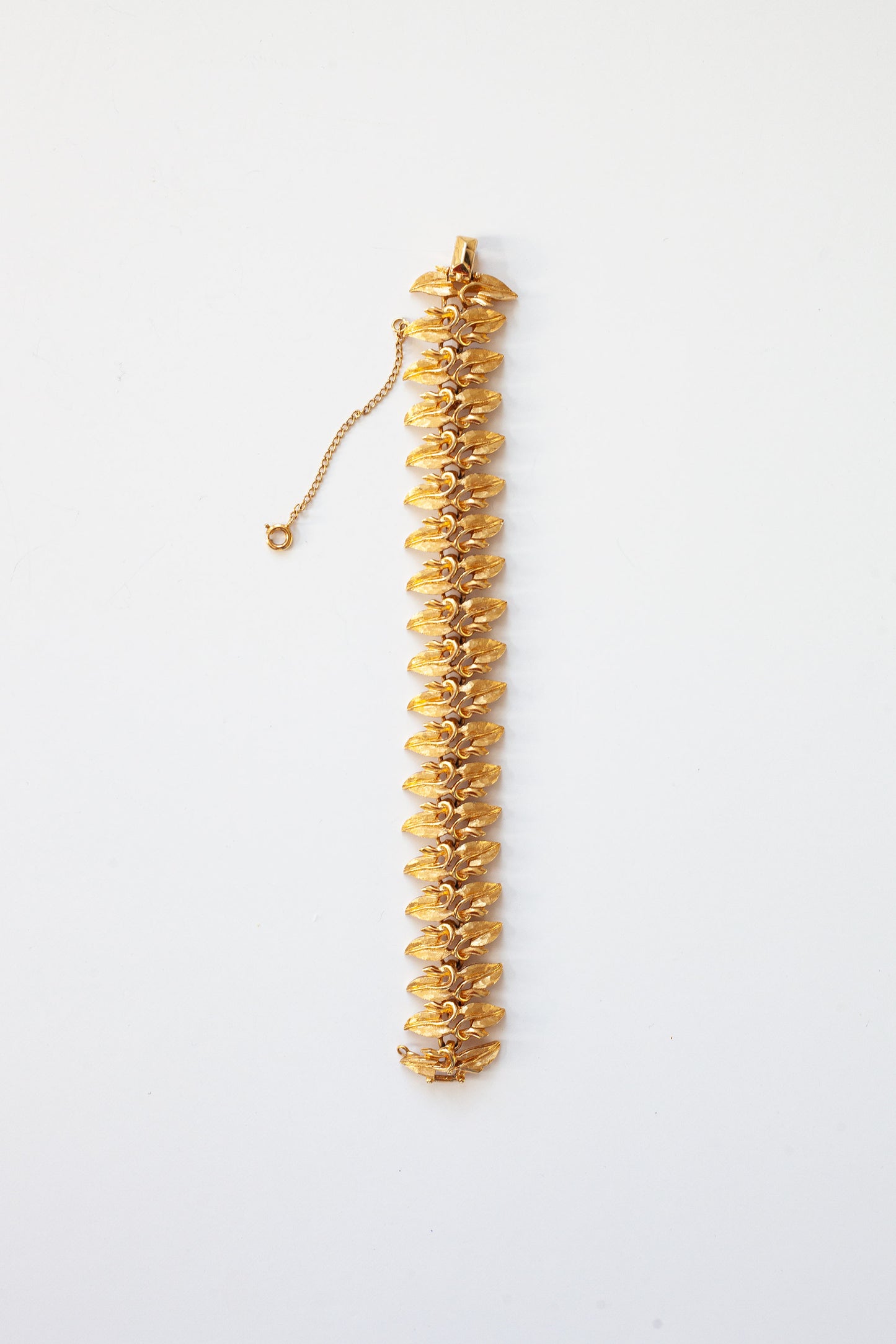 Vintage Gold Leaf Bracelet