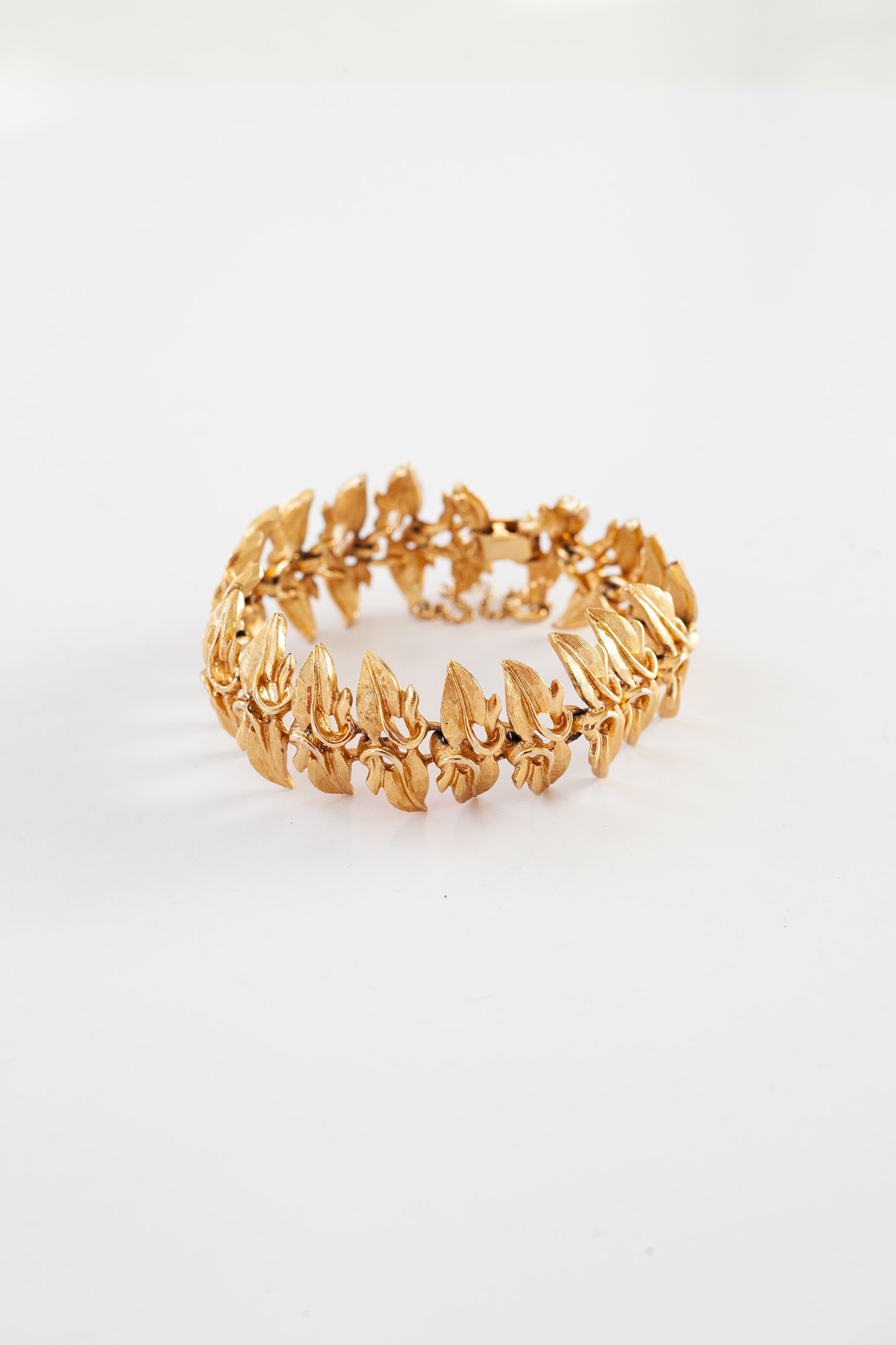 Vintage Gold Leaf Bracelet