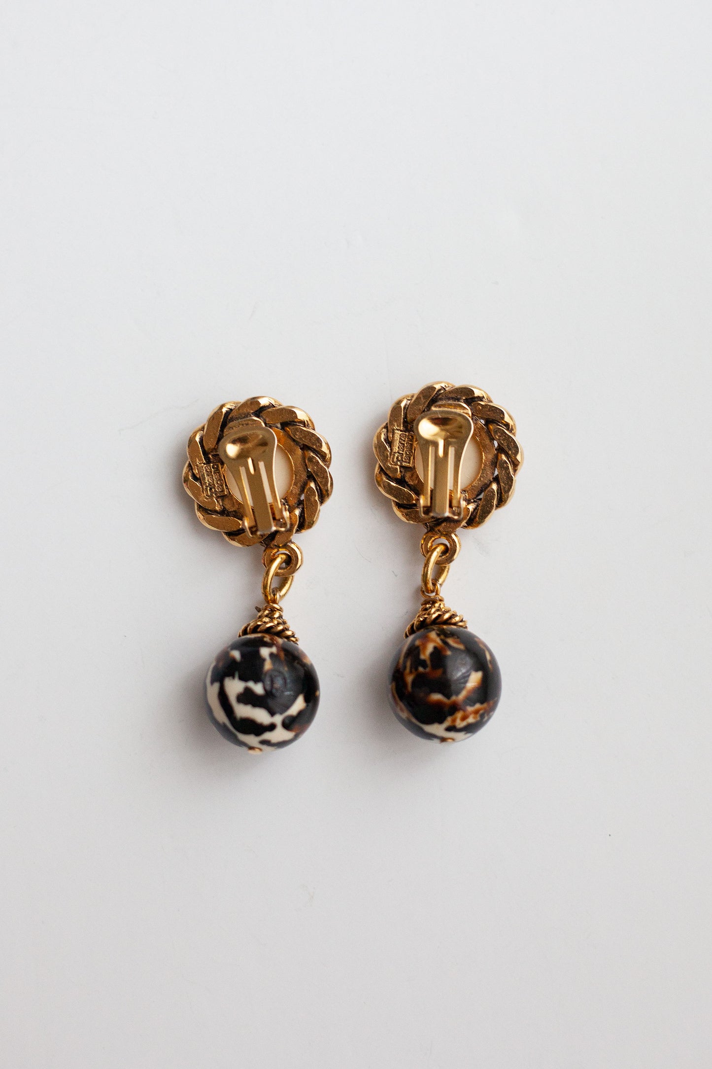 Vintage Leopard Drop Earring