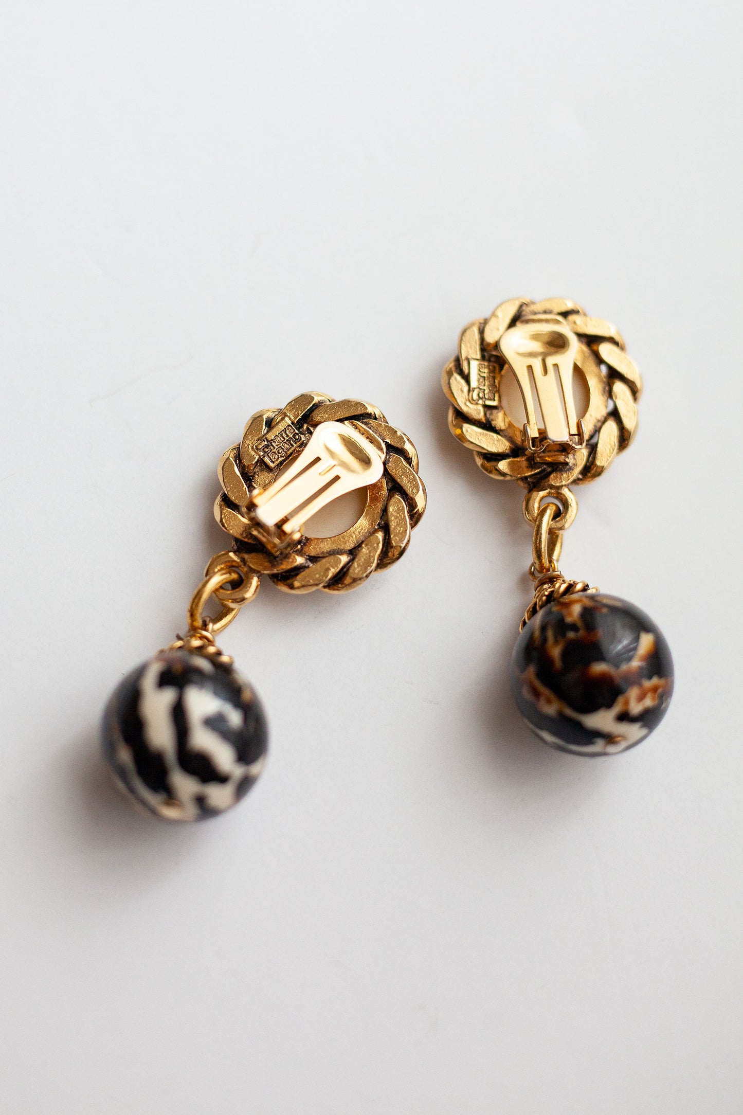 Vintage Leopard Drop Earring