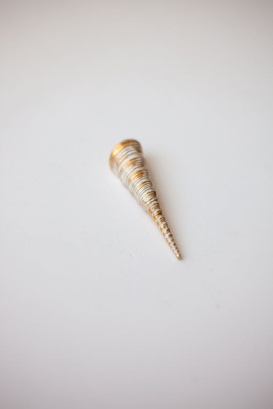 Vintage Long Shell Brooch