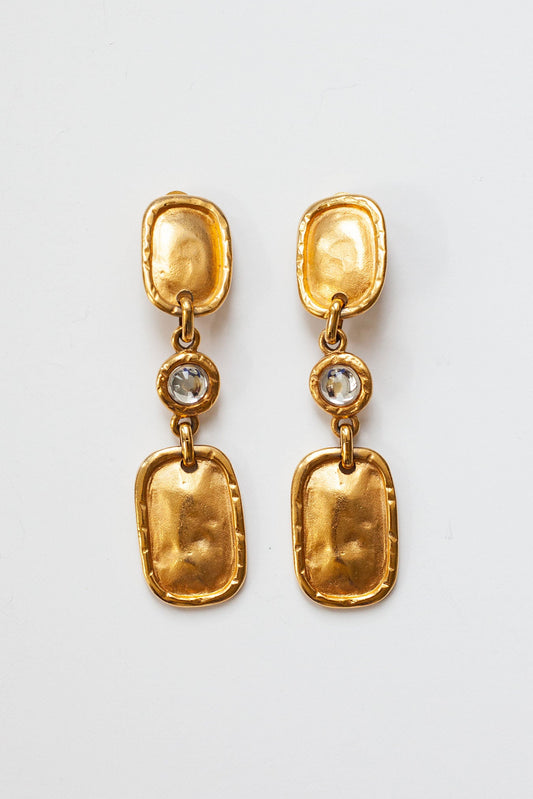 Vintage Modernist Dangle Earrings