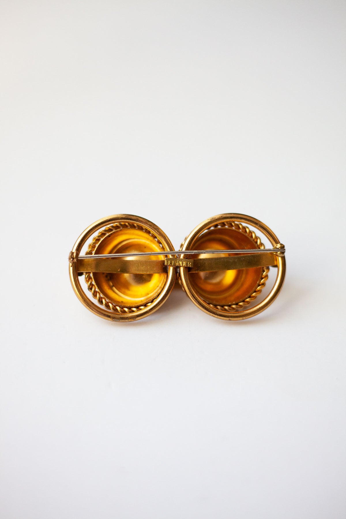 Vintage Oversized Gold Brooch