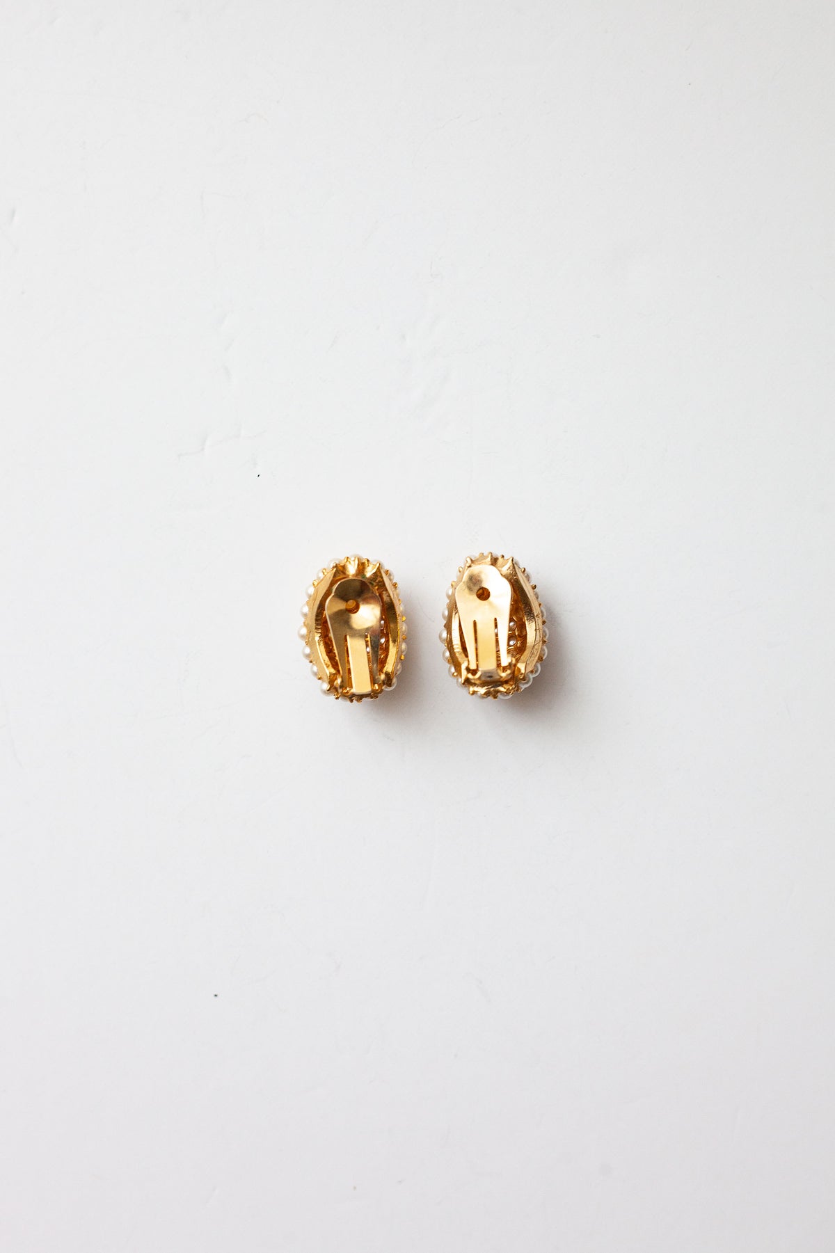 Vintage Pearl Cluster Earrings