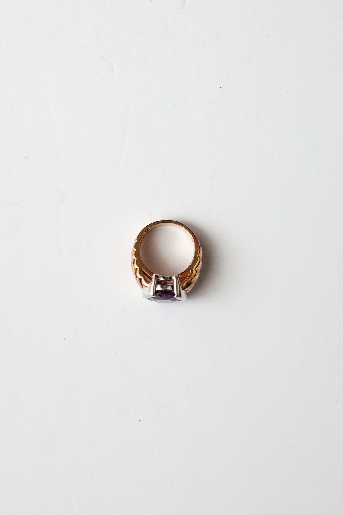Vintage Sterling and Amethyst Ring