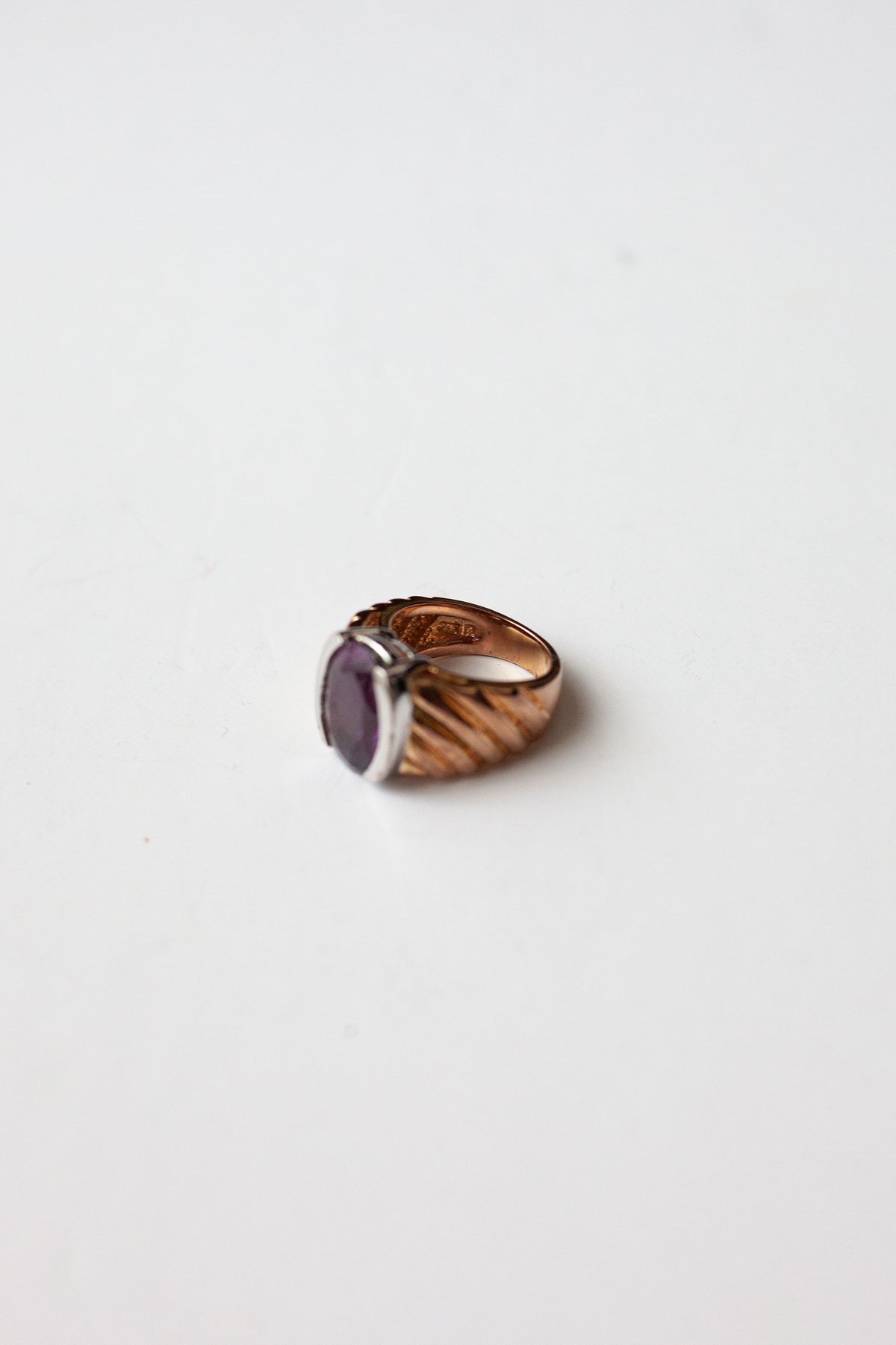 Vintage Sterling and Amethyst Ring