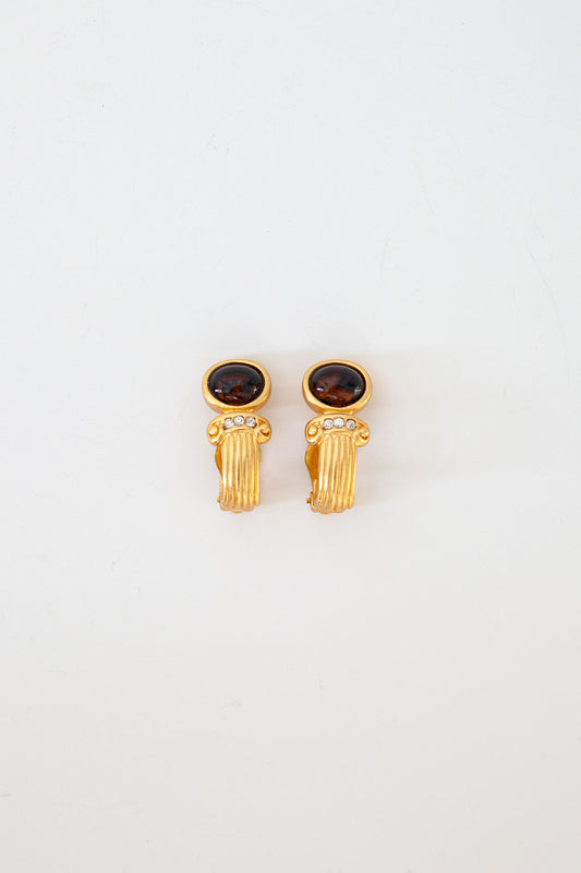 Vintage Tortoise Shell Earrings