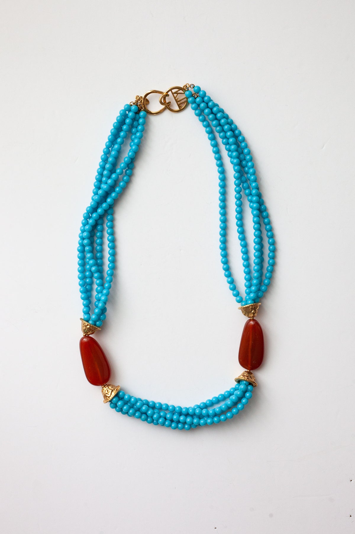 Vintage Turquoise Statement Necklace
