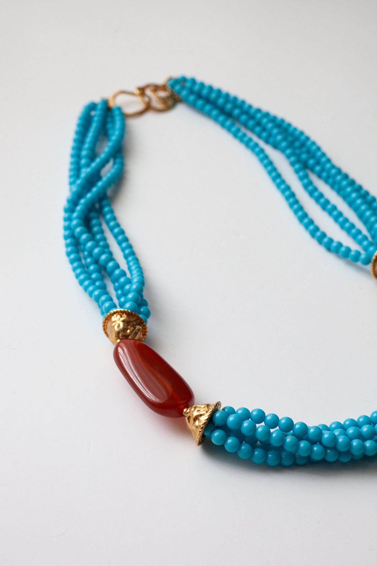 Vintage Turquoise Statement Necklace