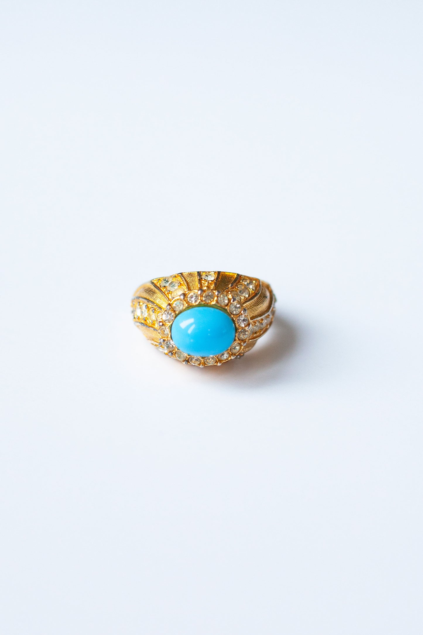 Vintage Turquoise Cocktail Ring