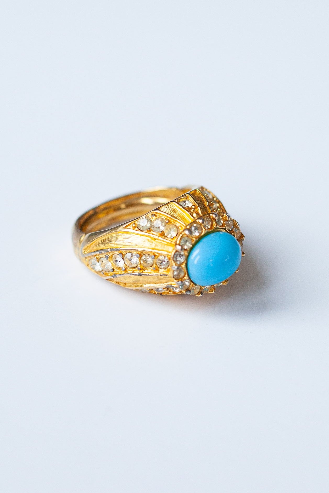 Vintage Turquoise Cocktail Ring