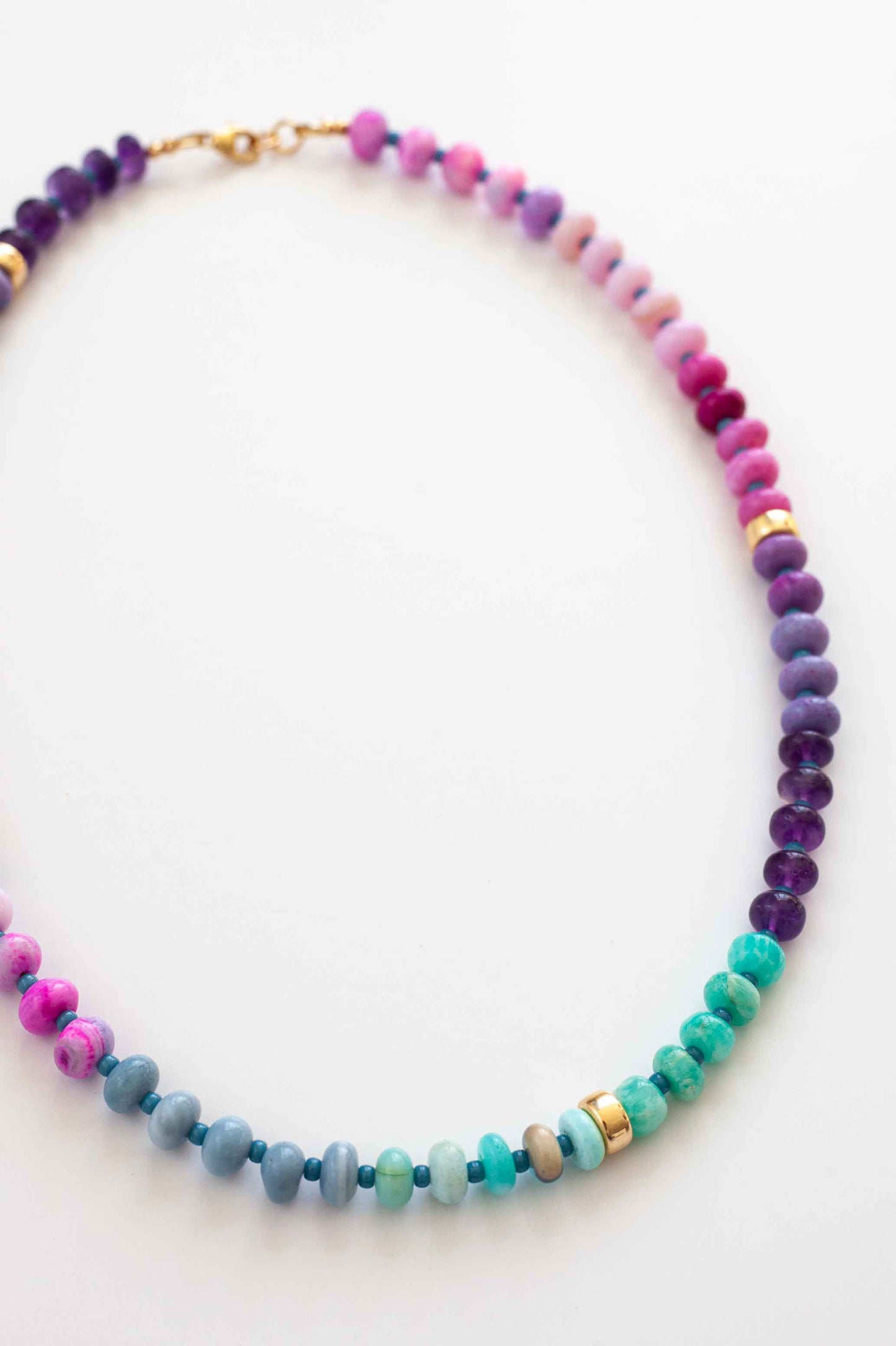 Opal Gemstone Necklace (Berry)