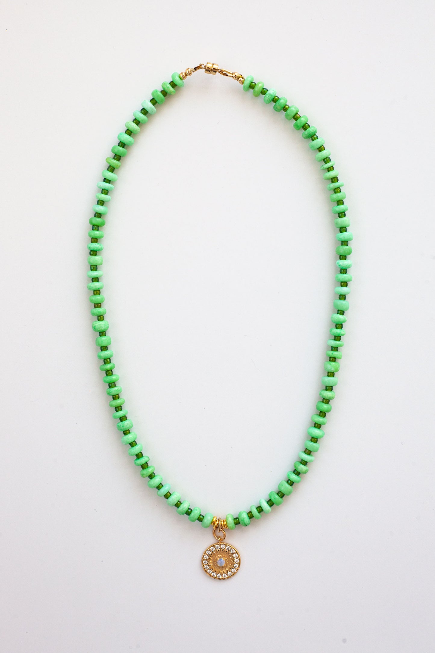 Opal Gemstone Necklace (Mint)